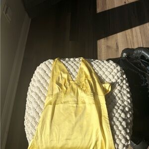 Yellow Sleeveless Dress